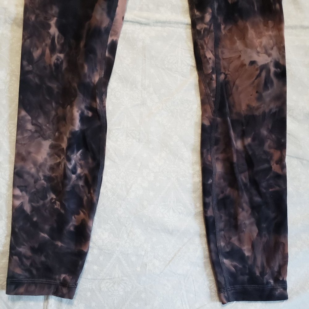 Lululemon Align Pant 28" - Diamond Dye Graphite Grey Pink Pastel - Size 6 - Picture 7 of 13